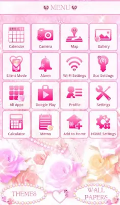 Winter Rose Heart android App screenshot 1